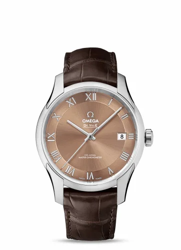 Omega De Ville Hour Vision Master Chronometer Stainless Steel / Brown 433.13.41.21.10.001 (43313412110001)